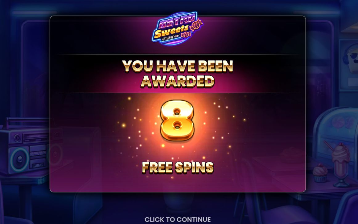 Free Spins begin after three Wild Candy Symbols land
